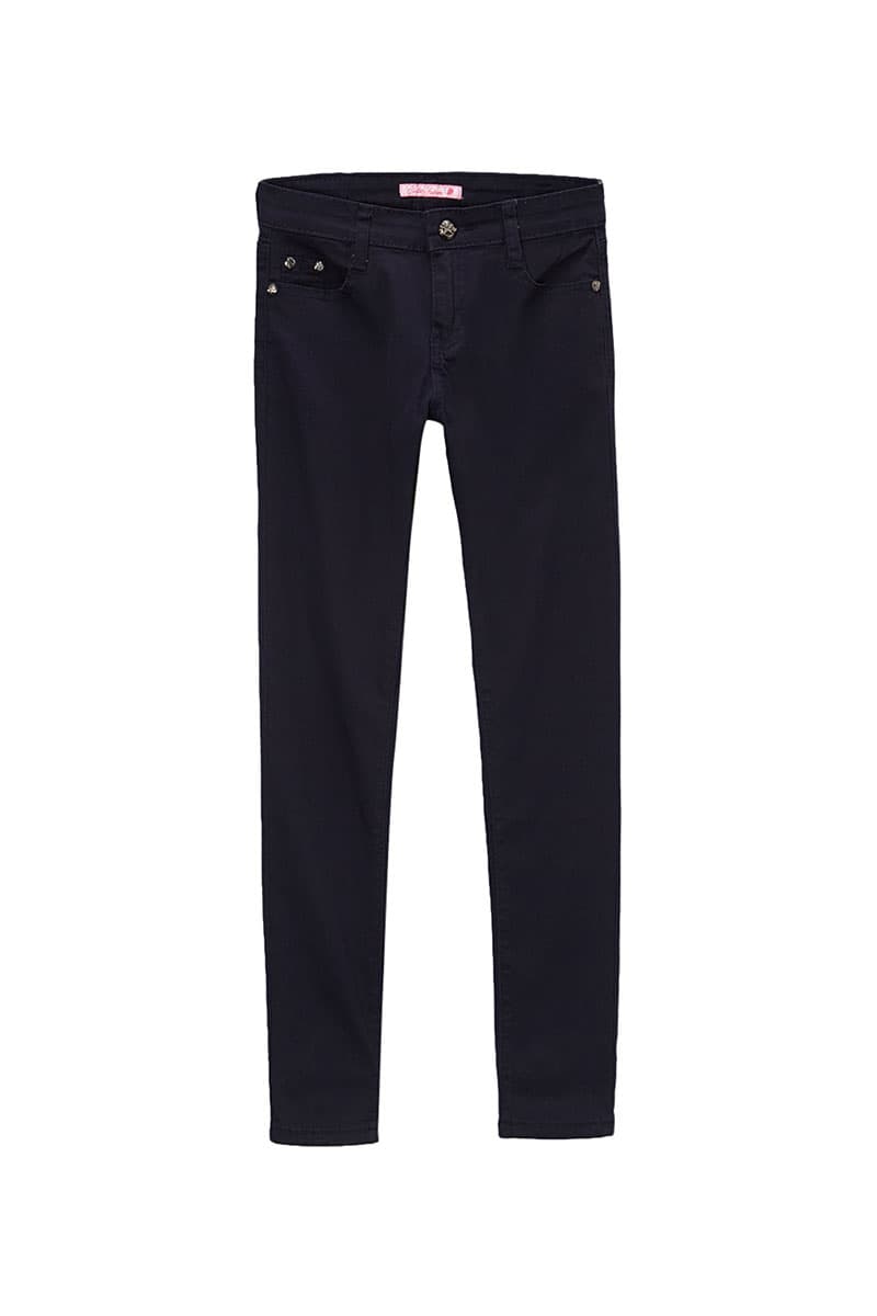 Girl's Twill Skinny Pants