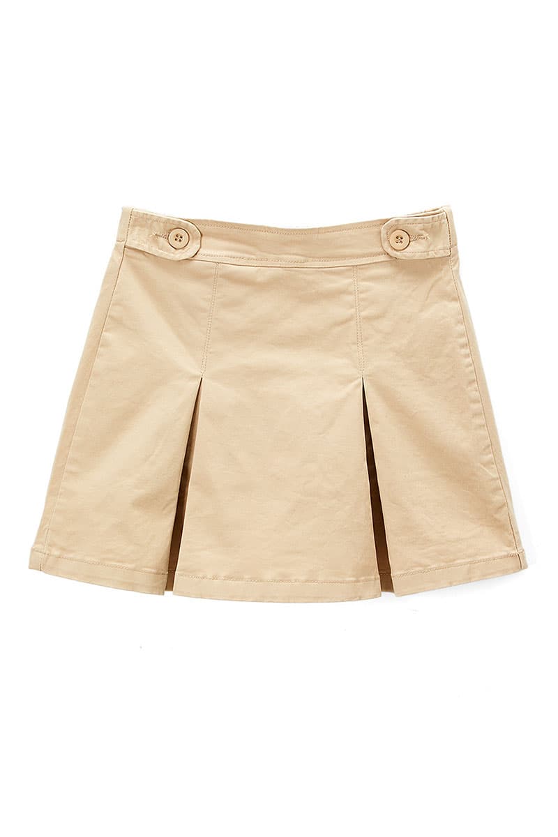 Girl's Stretch Buttoned Skirt