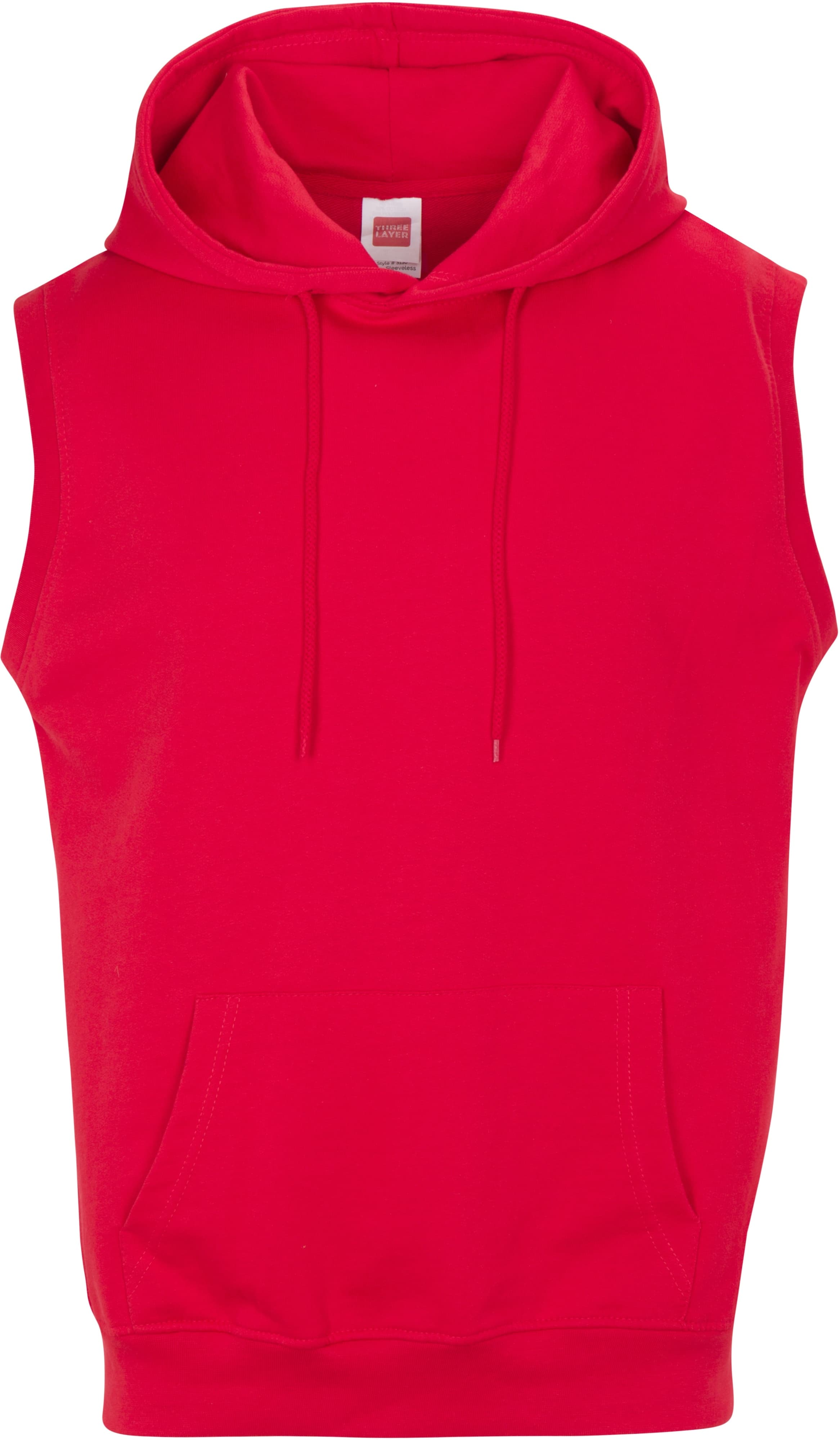 French Terry Sleeveless Pullover Hoodie