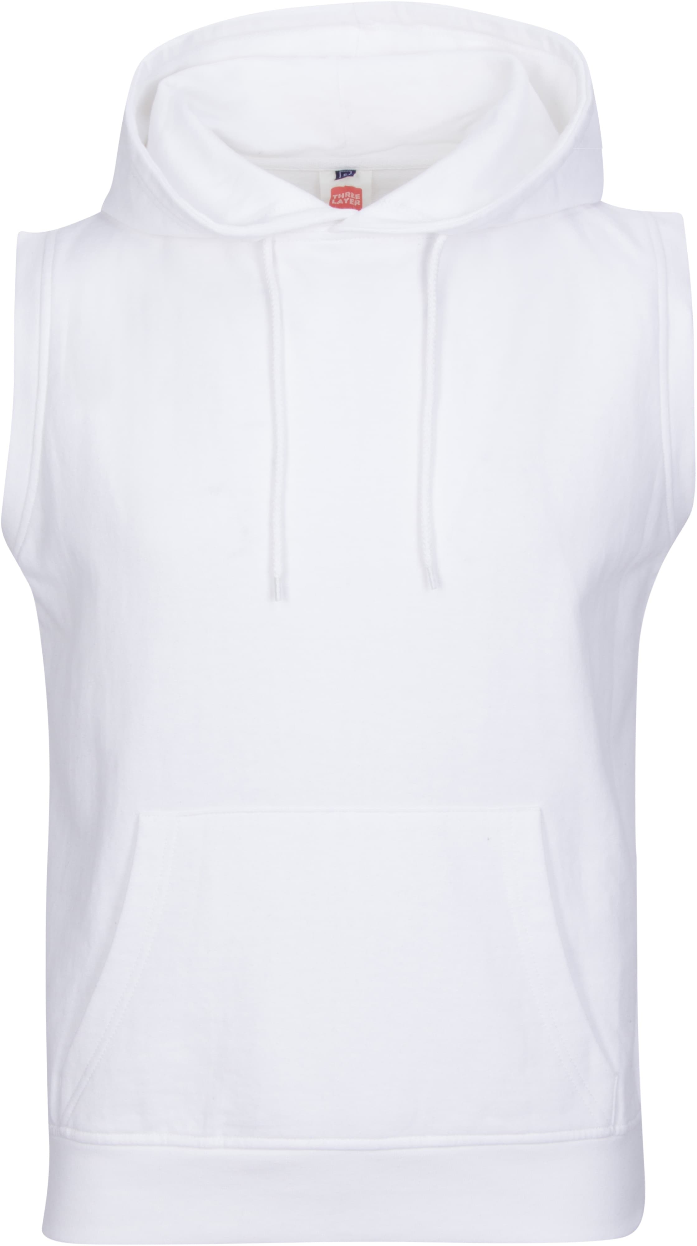 French Terry Sleeveless Pullover Hoodie